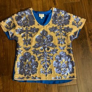 Tracey Reese for Nieman Marcus Sequin Top Size Small